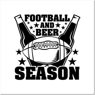 Football and Beer Season Posters and Art